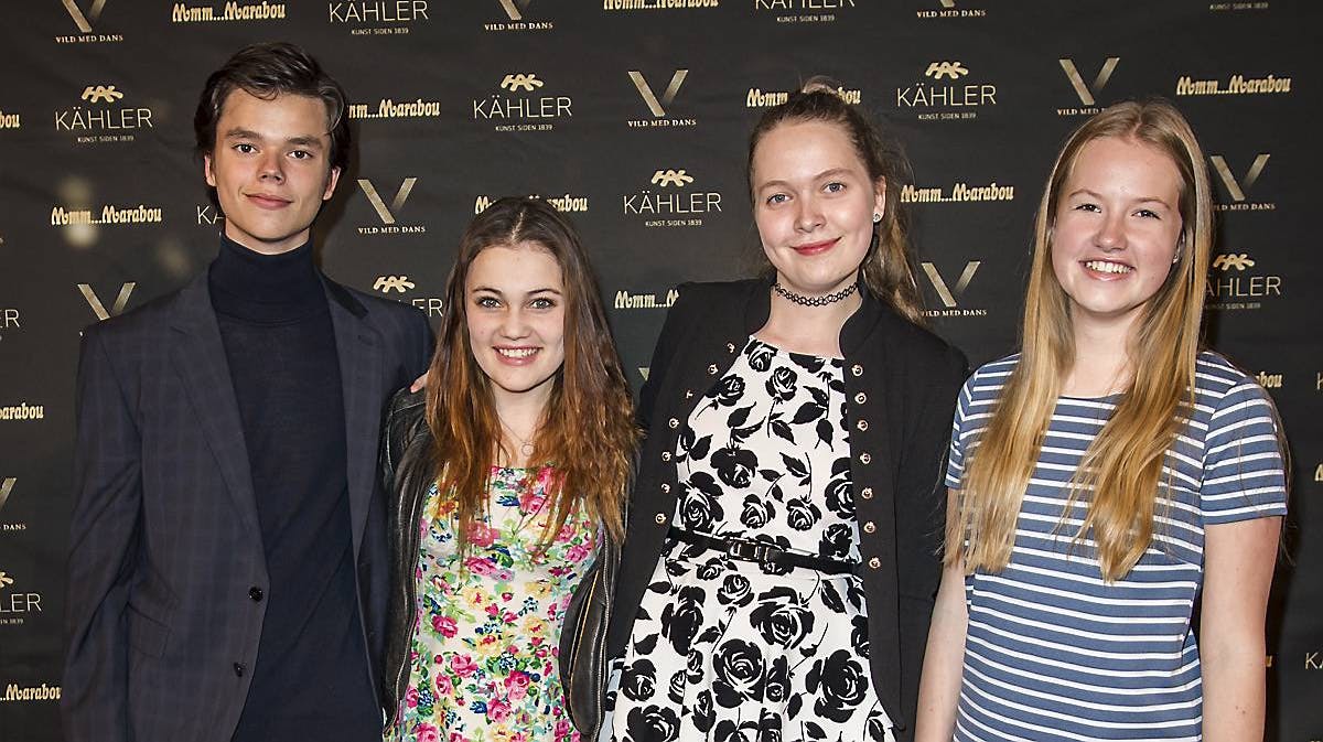 Stephanie, Christian, Rachel og Emma fra "Årgang 0".