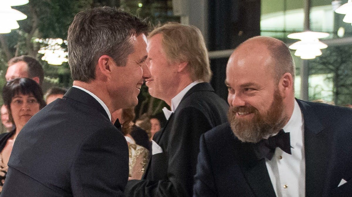 Kronprins Frederik og Anders Holch Povlsen