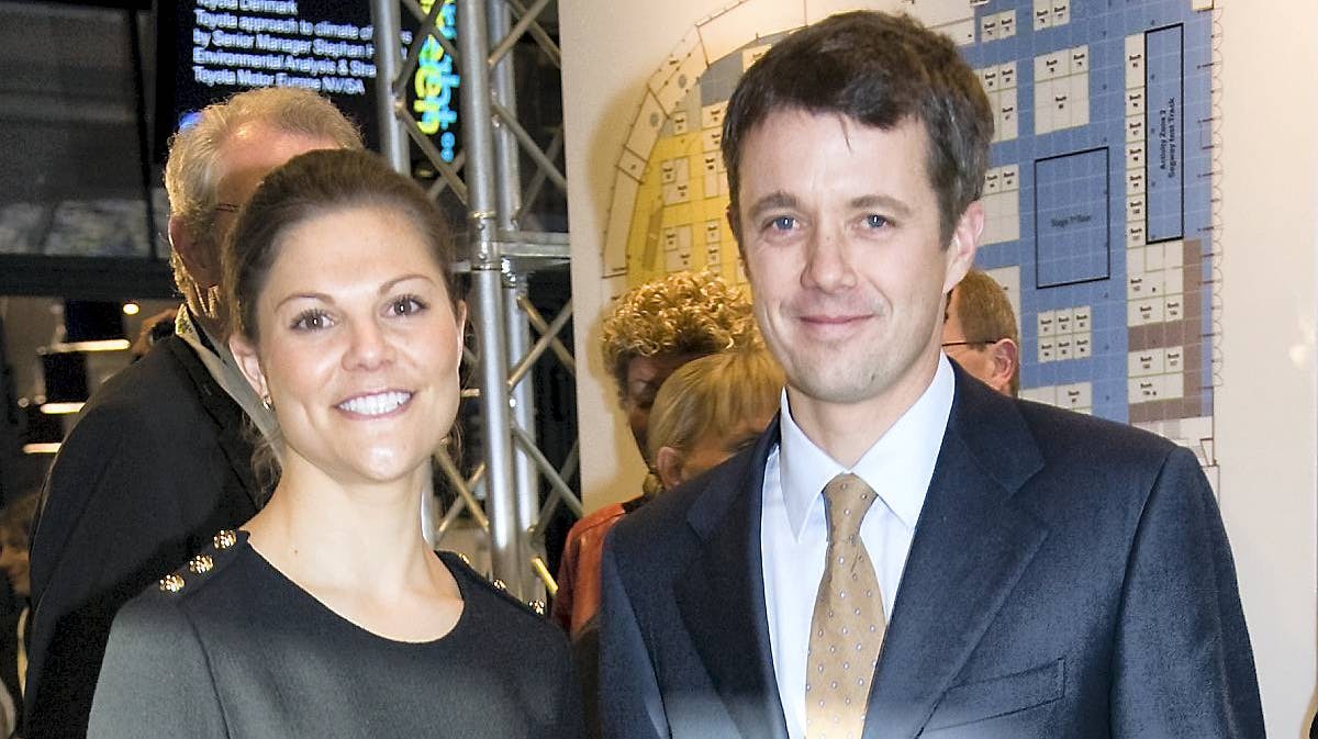 Kronprinsesse Victoria og kronprins Frederik