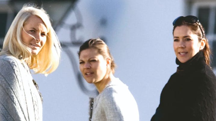Kronprinsesse Mette-Marit, kronprinsesse Victoria og kronprinsesse Mary