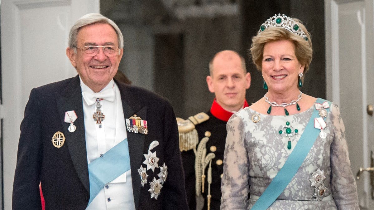 Kong Konstantin og dronning Anne-Marie. 
