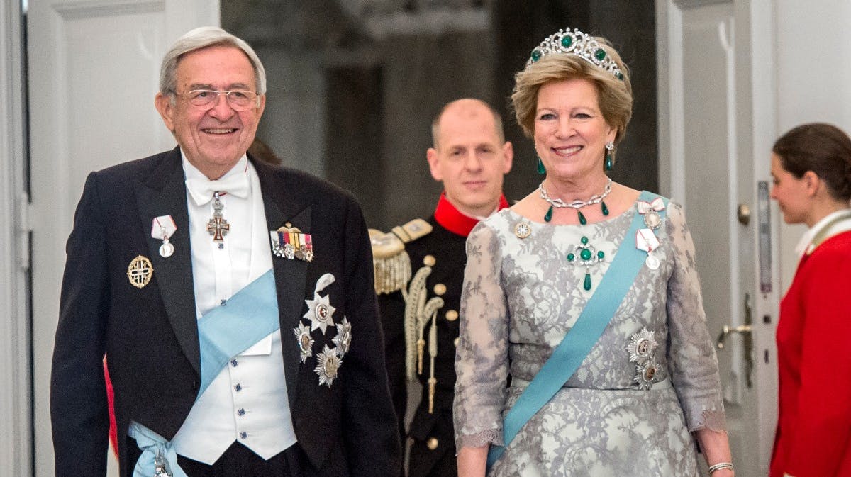 Kong Konstantin og dronning Anne-Marie.