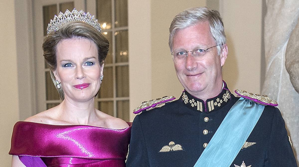 Dronning Mathilde og kong Philippe