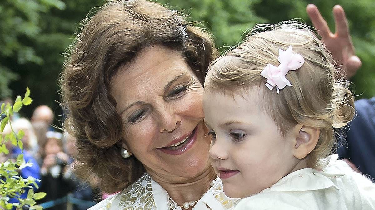 Prinsesse Estelle og dronning Silvia.