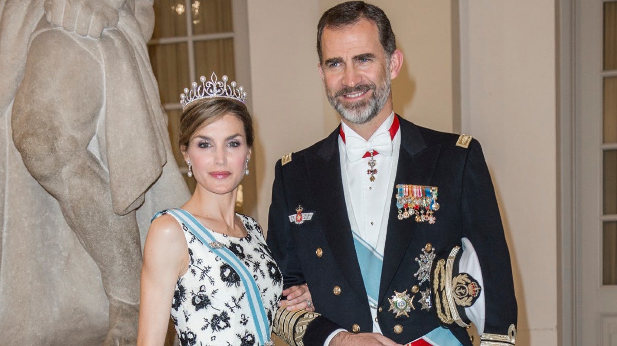 Dronning Letizia og kong Felipe