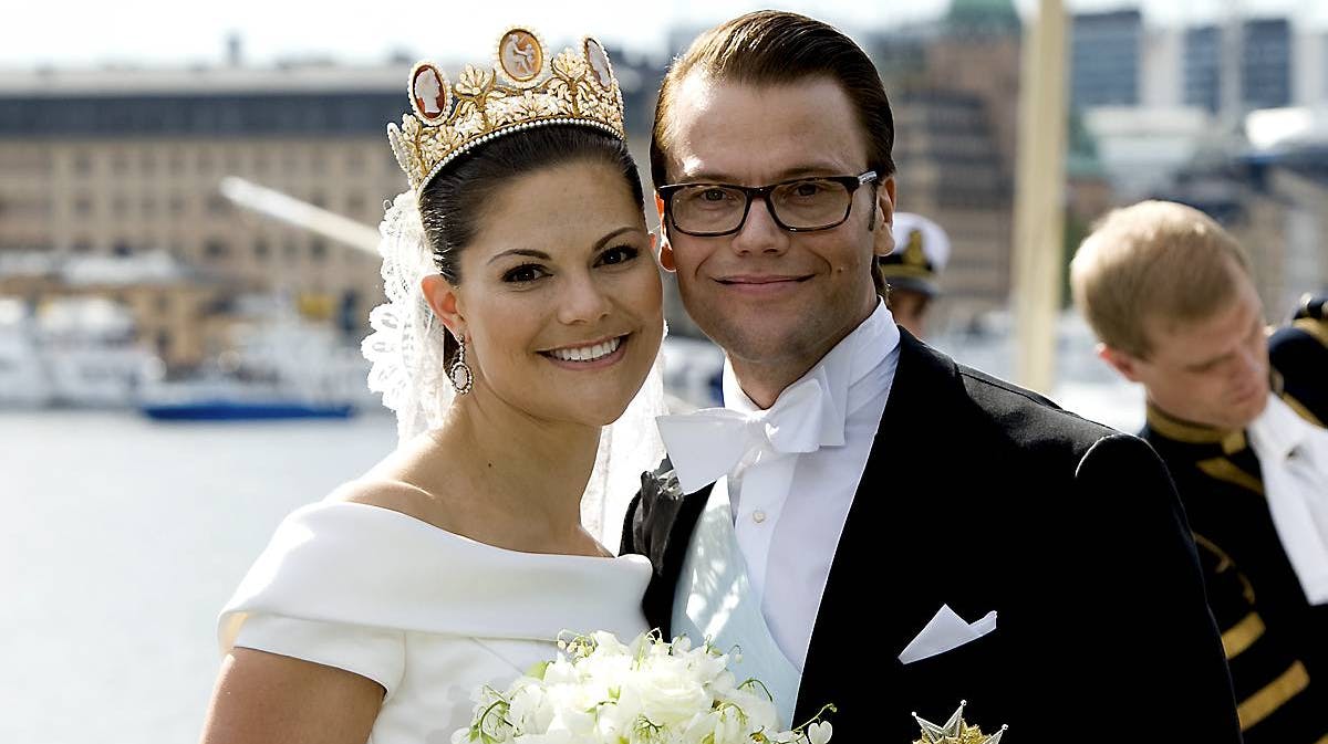 Kronprinsesse Victoria og prins Daniel.