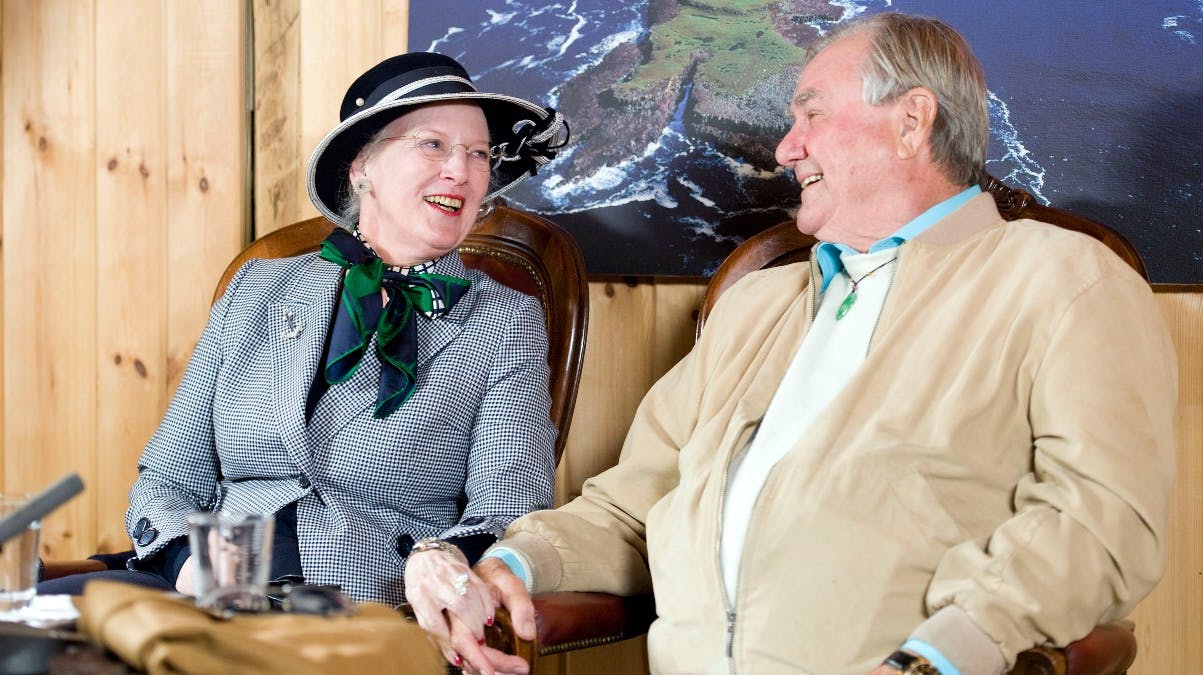 Dronning Margrethe og prins Henrik