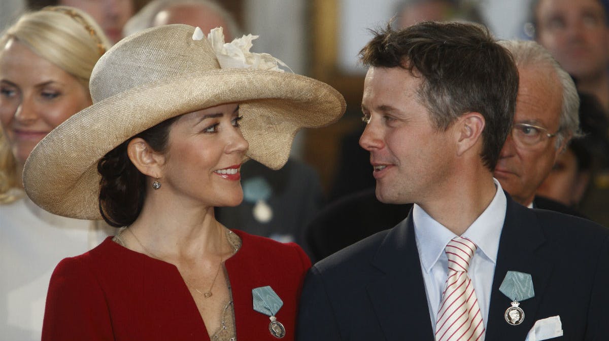 Kronprinsesse Mary og kronprins Frederik. 