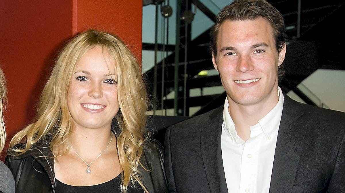 Caroline Wozniacki og broderen Patrik Wozniacki.