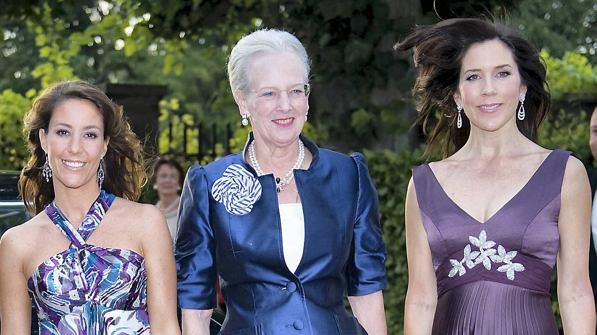 Prinsesse Marie, dronning Margrethe og kronprinsesse Mary