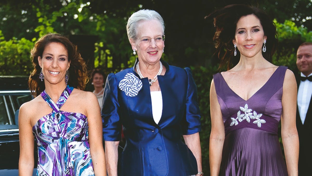Prinsesse Marie, dronning Margrethe og kronprinsesse Mary