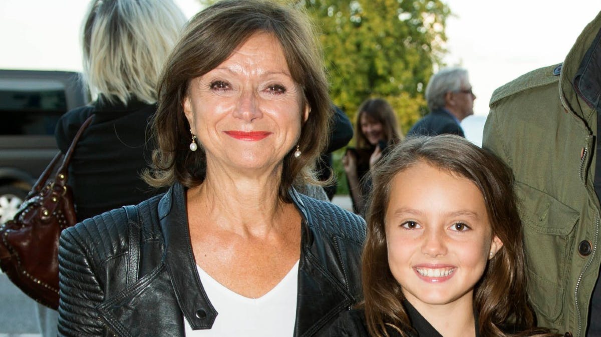 Sonja Oppenhagen og barnebarnet Cornelia.