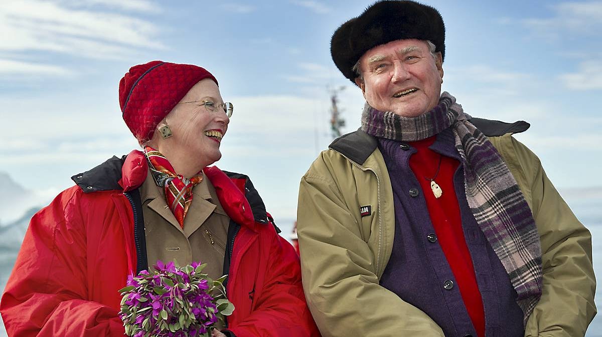 Dronning Margrethe og prins Henrik.