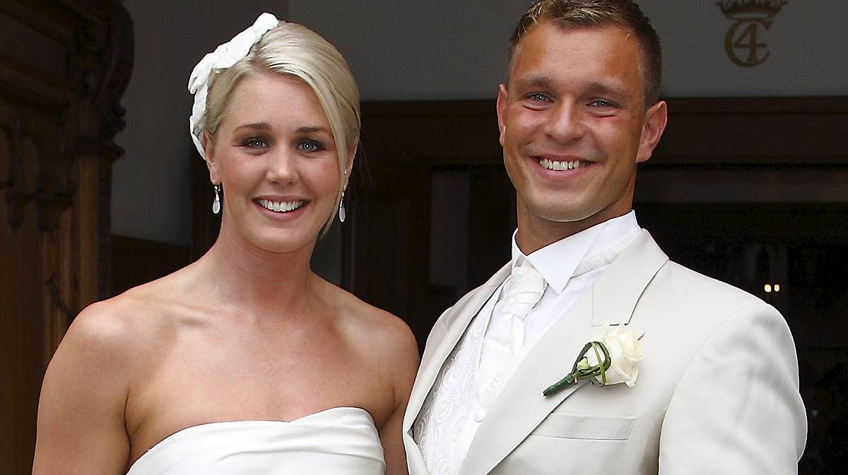 Jeanette Ottesen med sin eksmand Bobby Gray.