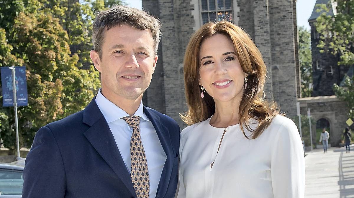 Kronprins Frederik og kronprinsesse Mary