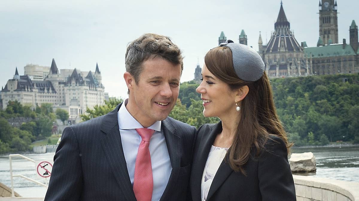 Kronprins Frederik og kronprinsesse Mary.