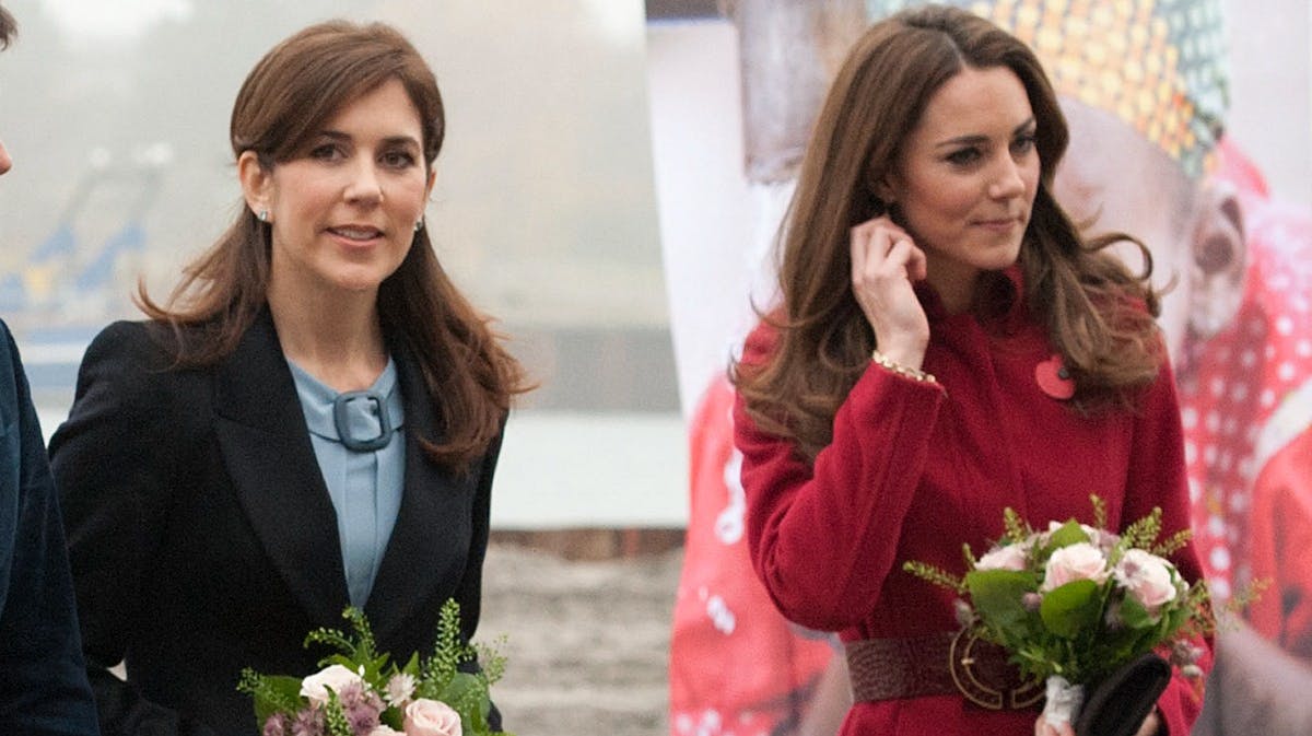 Kronprinsesse Mary og hertuginde Catherine af Cambridge