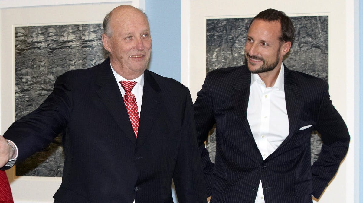 Kong Harald og kronprins Haakon