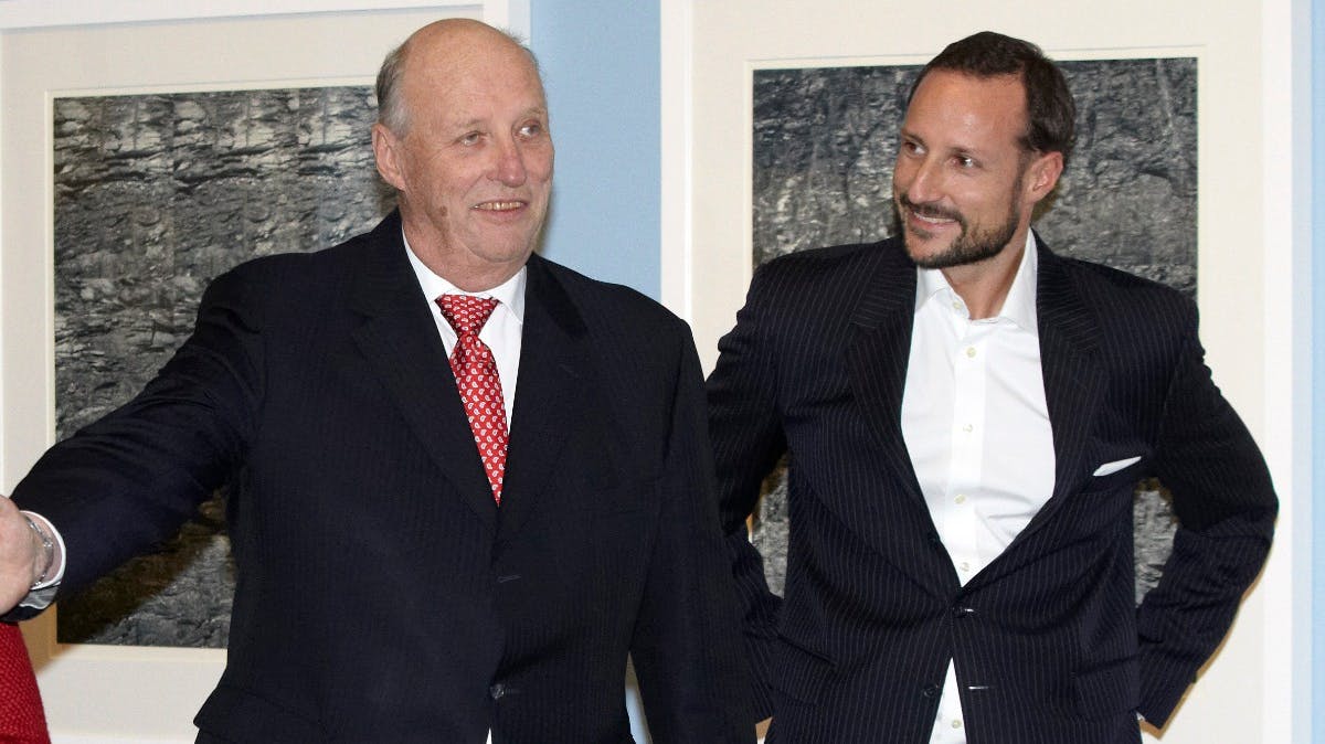 Kong Harald og kronprins Haakon