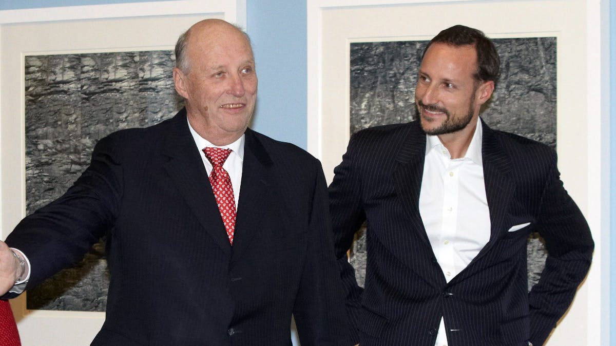 Kong Harald og kronprins Haakon