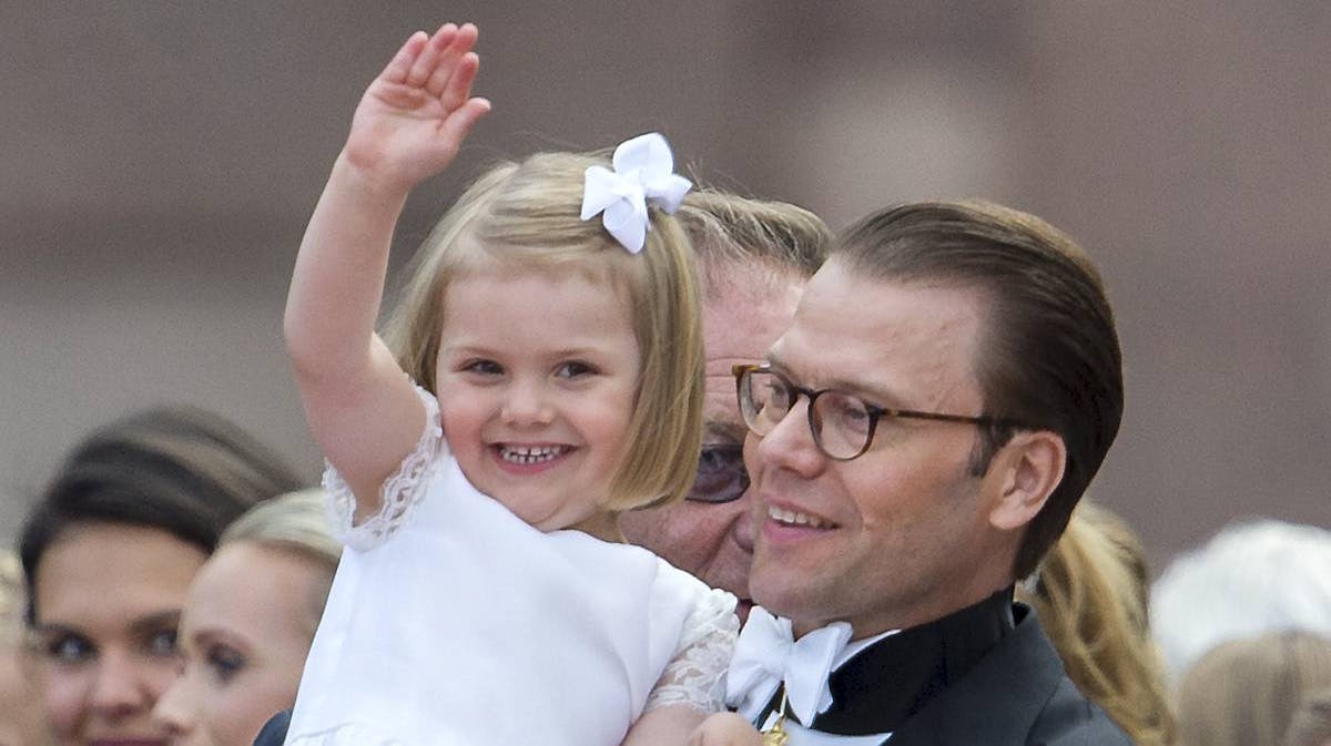 Prinsesse Estelle og prins Daniel.