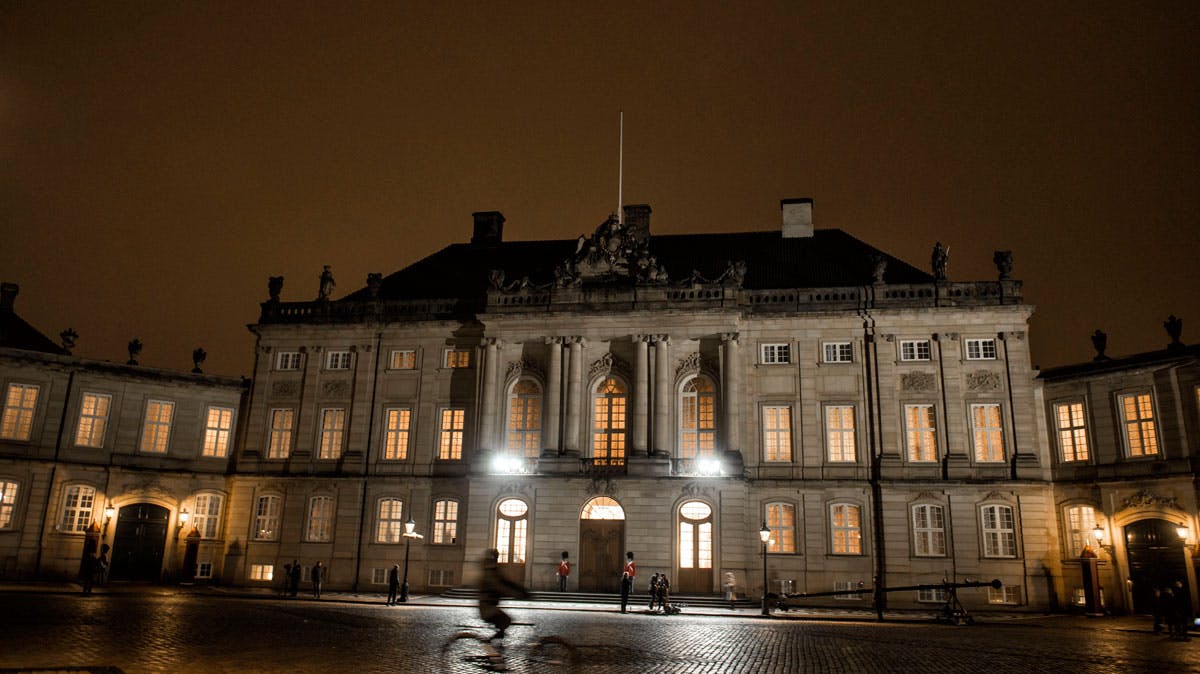 Amalienborg Slot 1. januar 2014.