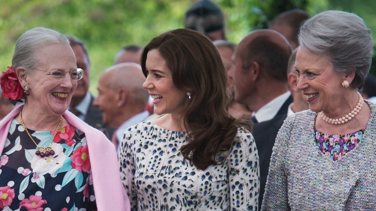 Dronning Margrethe, kronprinsesse Mary og prinsesse Benedikte