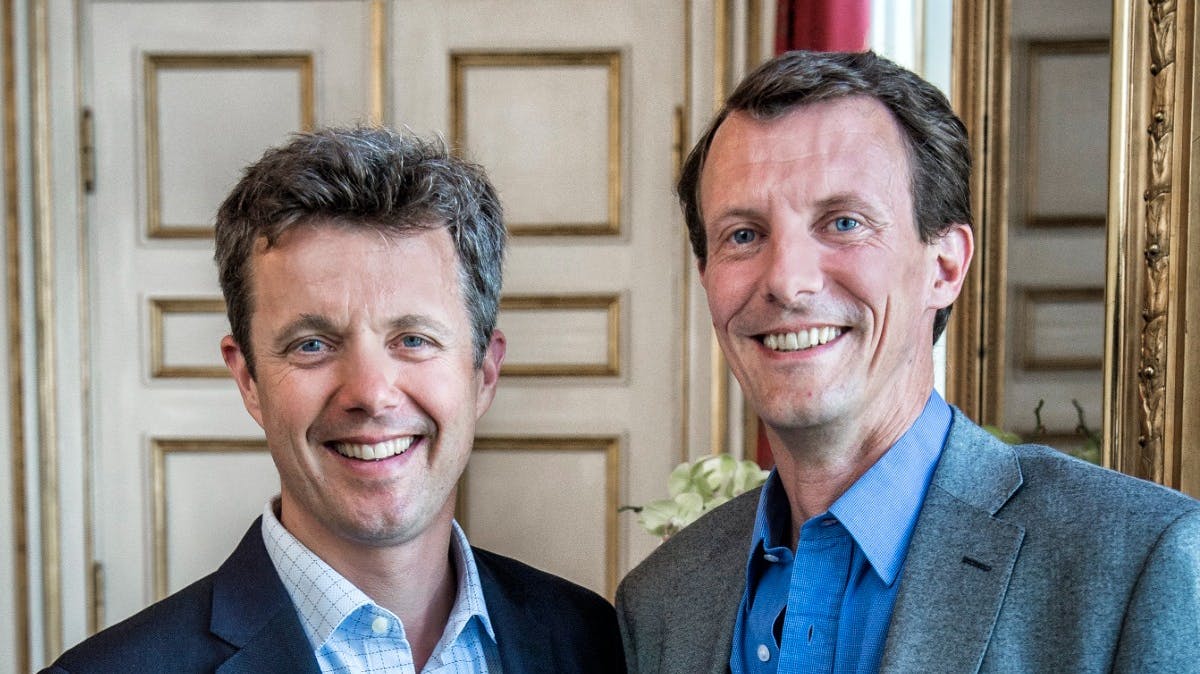 Kronprins Frederik og prins Joachim