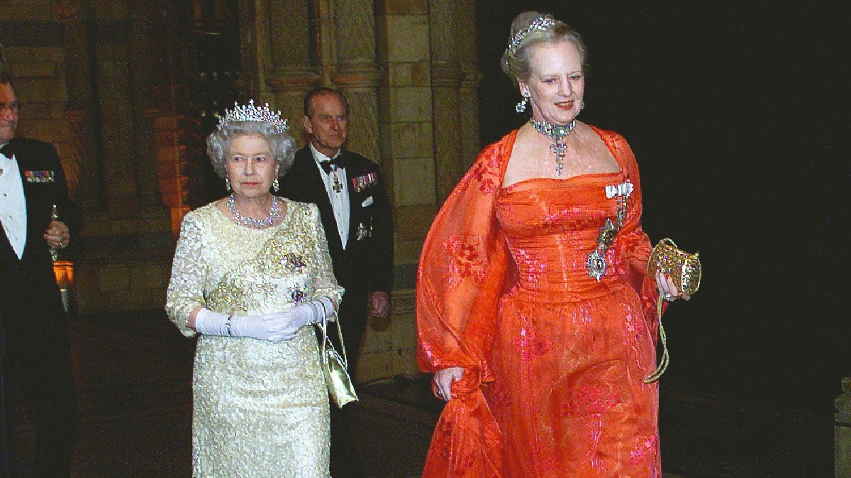 Dronning Elizabeth og dronning Margrethe