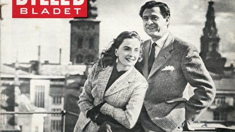 Poul Reichhardt og Margaretha Fahlén gift