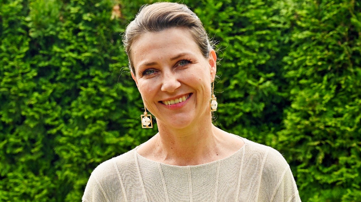 Det nye billede af prinsesse Märtha Louise delt af kongehuset. 