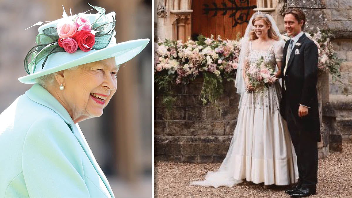 Lånt af dronningen: Prinsesse Beatrices brudekjole | BILLED-BLADET