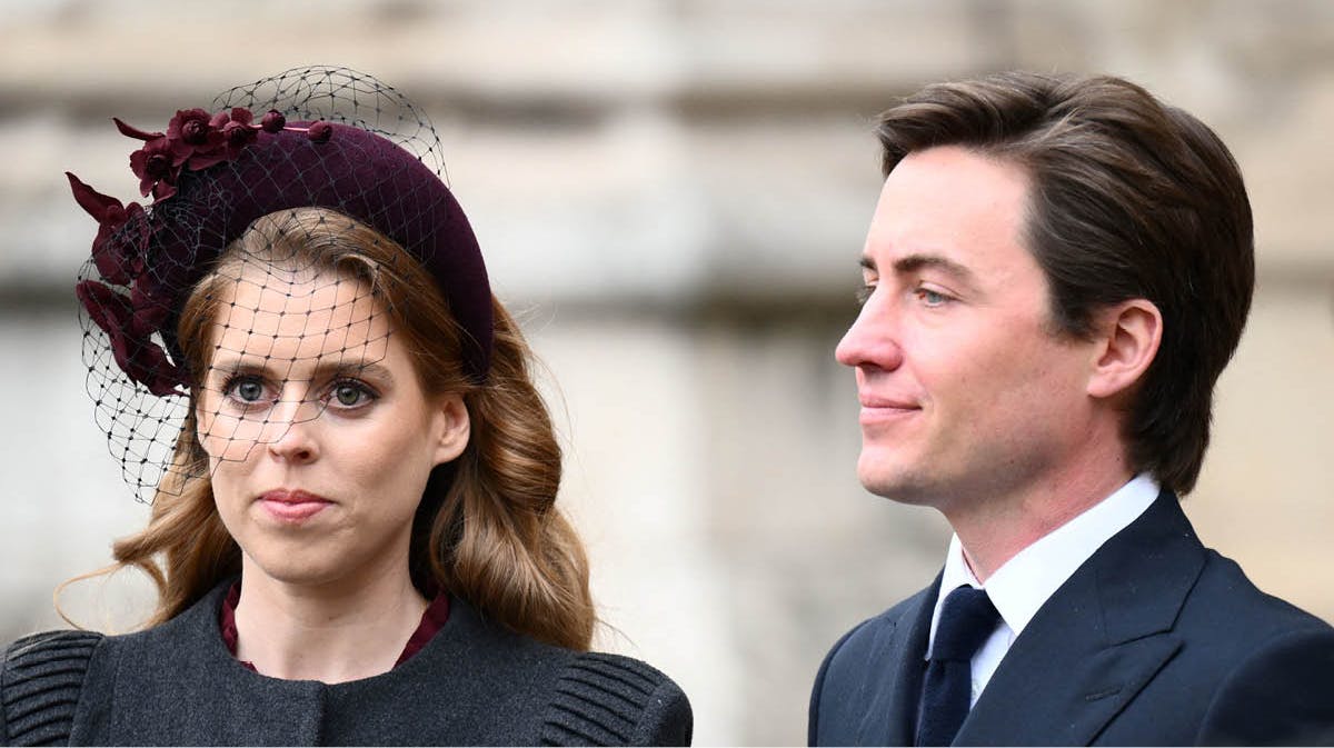 Prinsesse Beatrice og Edoardo Mapelli Mozzi. 