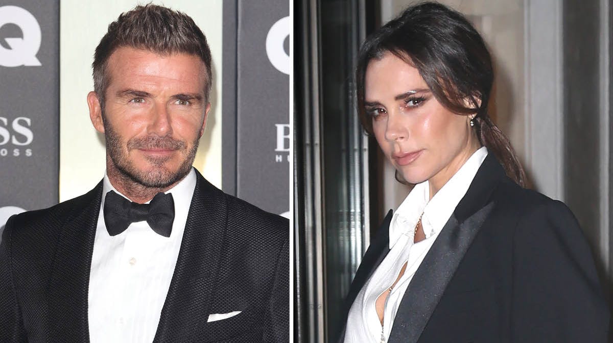 David Beckham og Victoria Beckham.