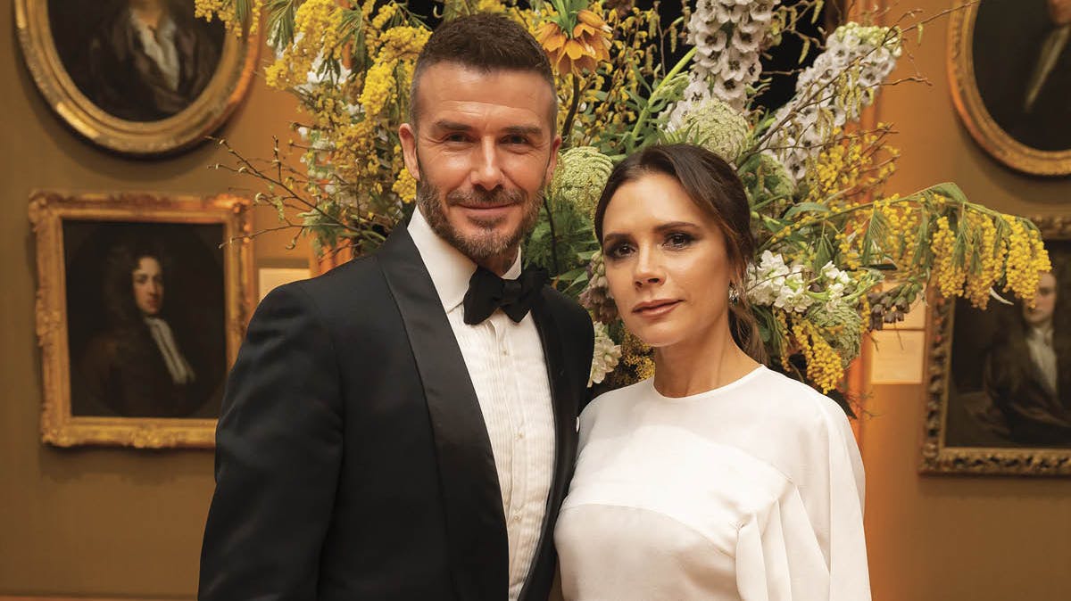 David Beckham og Victoria Beckham.