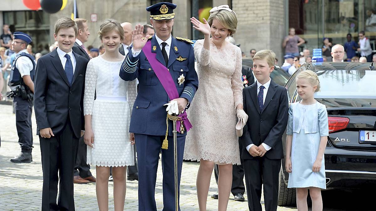 Kong Philippe og dronning Mathilde