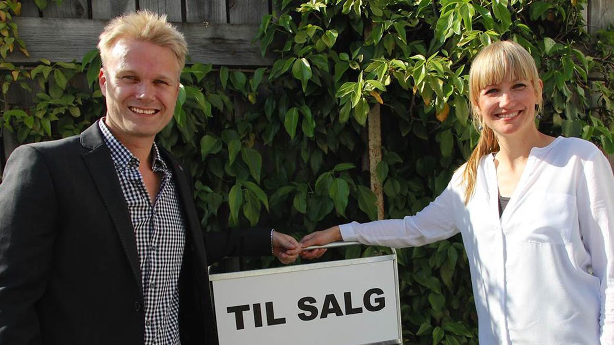 Det nye værtspar Christian Borregaard og Sara Lygum.