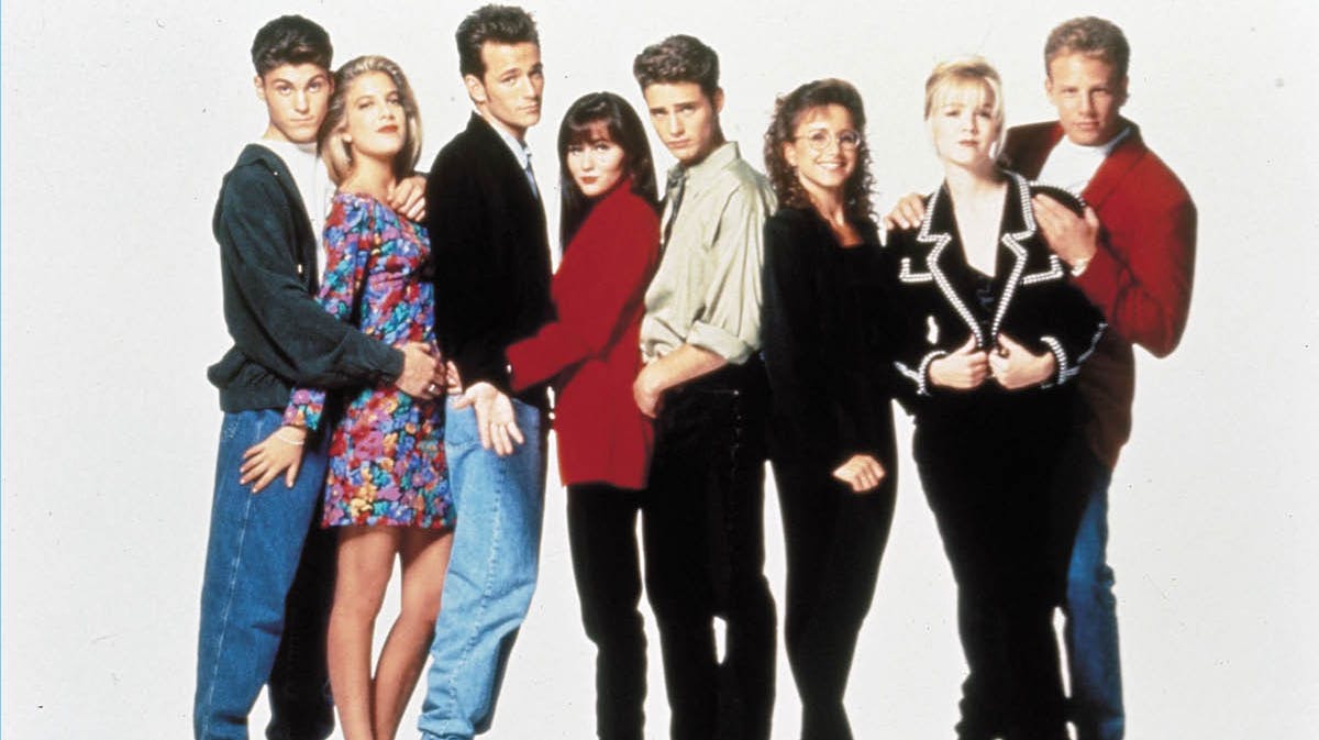 Tv-serien "Beverly Hills 90210".