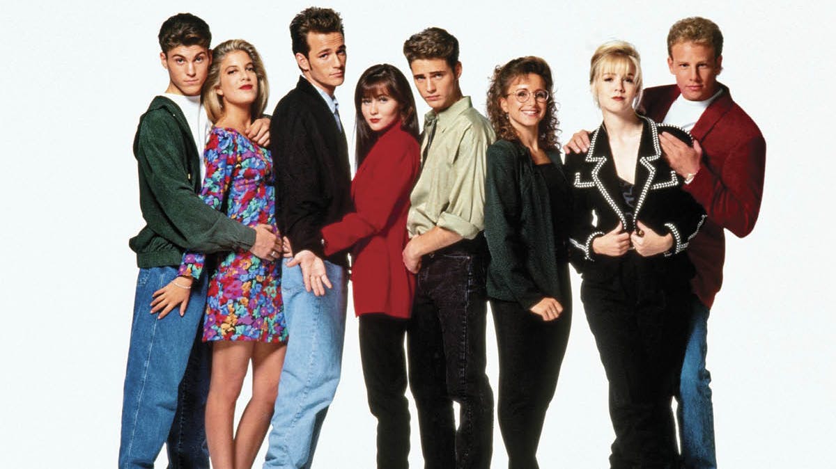 "Beverly Hills 90210" fra 1990. 