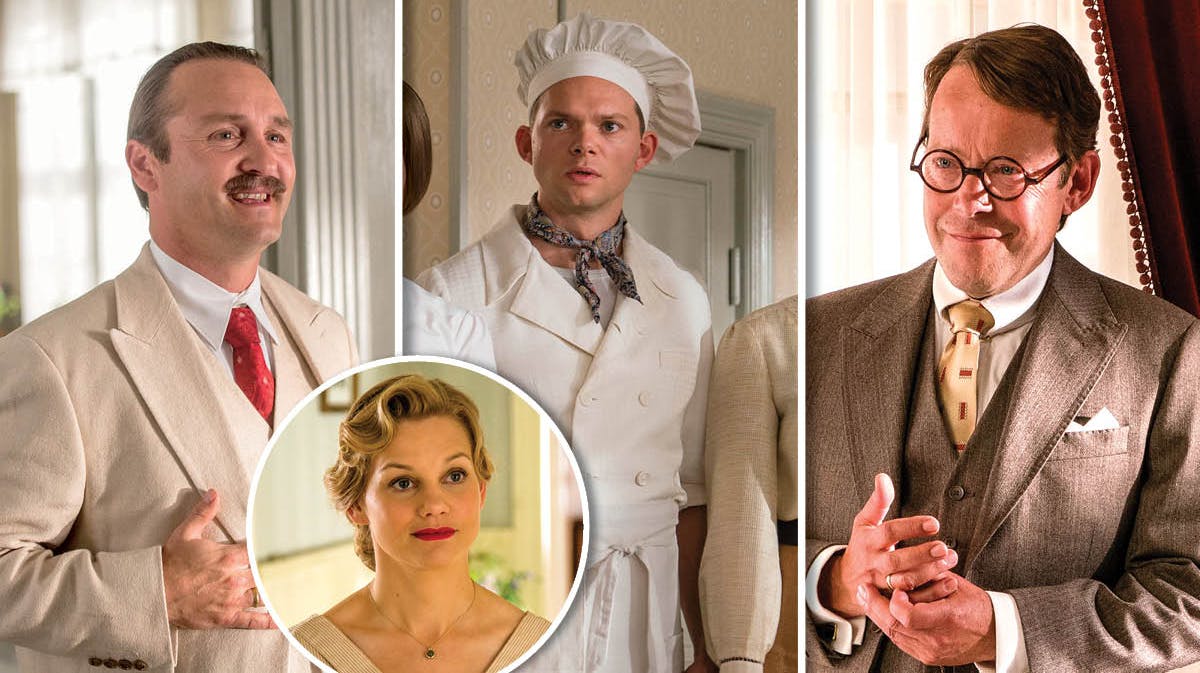 Karakterer fra TV 2-serien "Badehotellet".