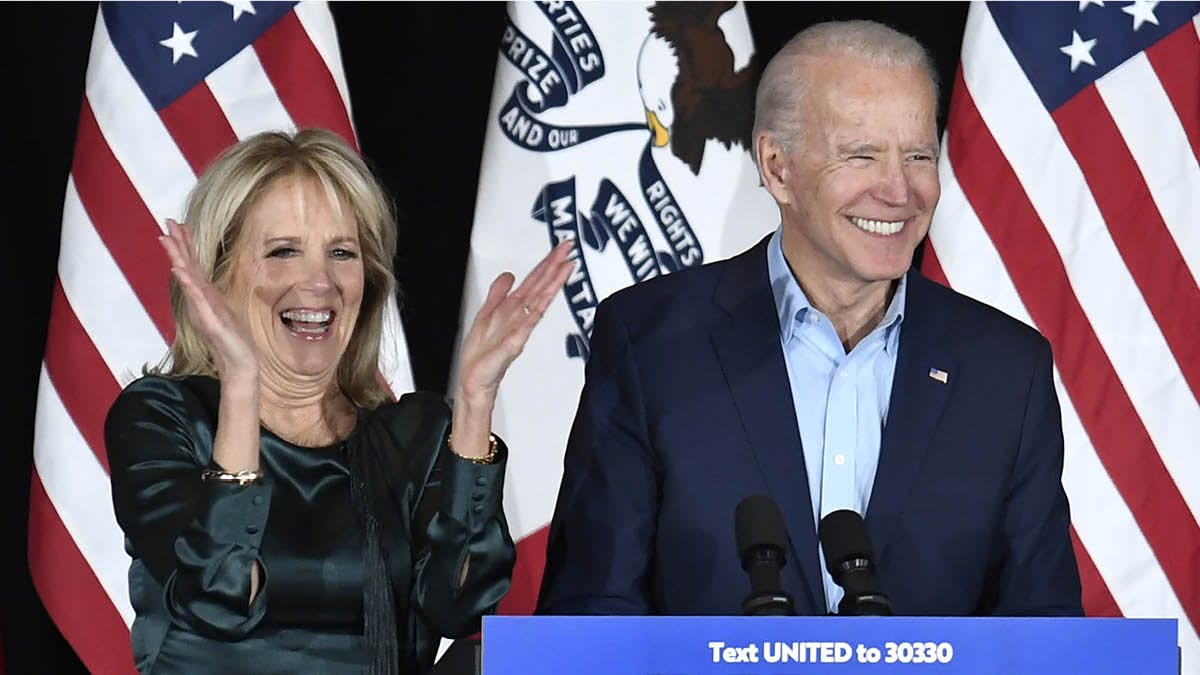 Jill og Joe Biden.&nbsp;