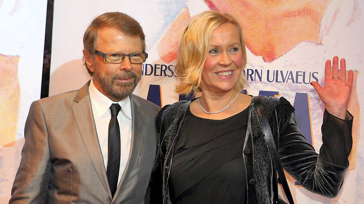 Björn Ulvaeus og Agnetha Fältskog fotograferet i 2010.