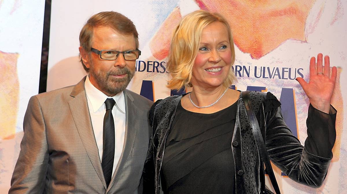 Björn Ulvaeus og Agnetha Fältskog fotograferet i 2010.