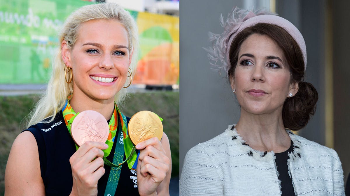 Pernille Blume og kronprinsesse Mary.