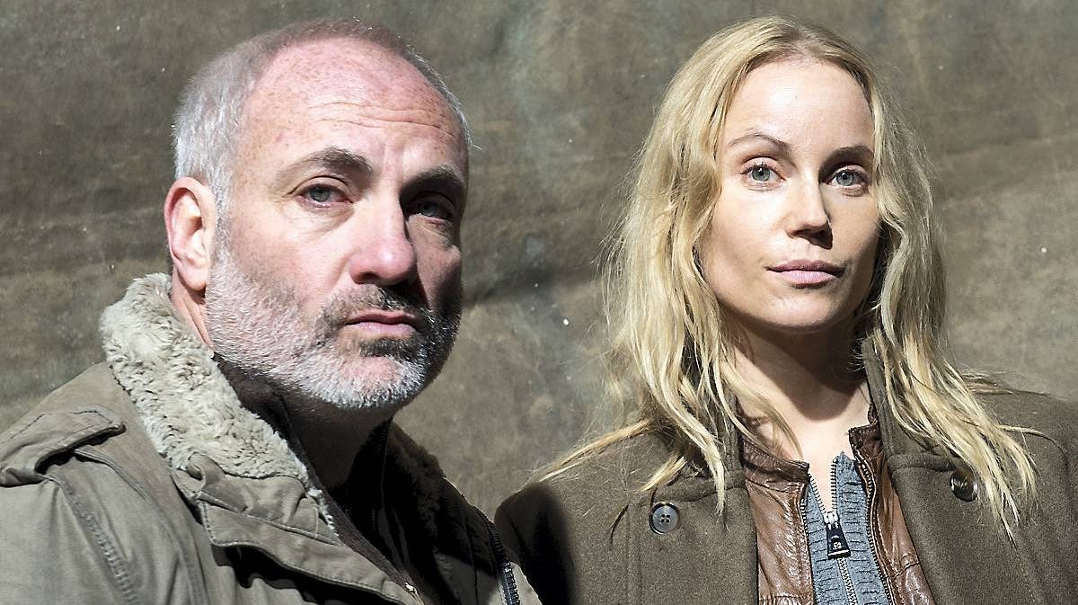 Kim Bodnia og Sofia Helin.