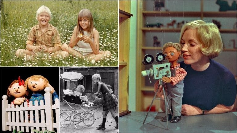 Collage med børne-tv