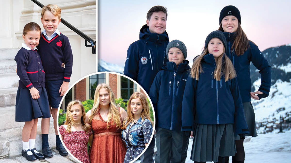 En del af de dejlige europæiske kongelige børn