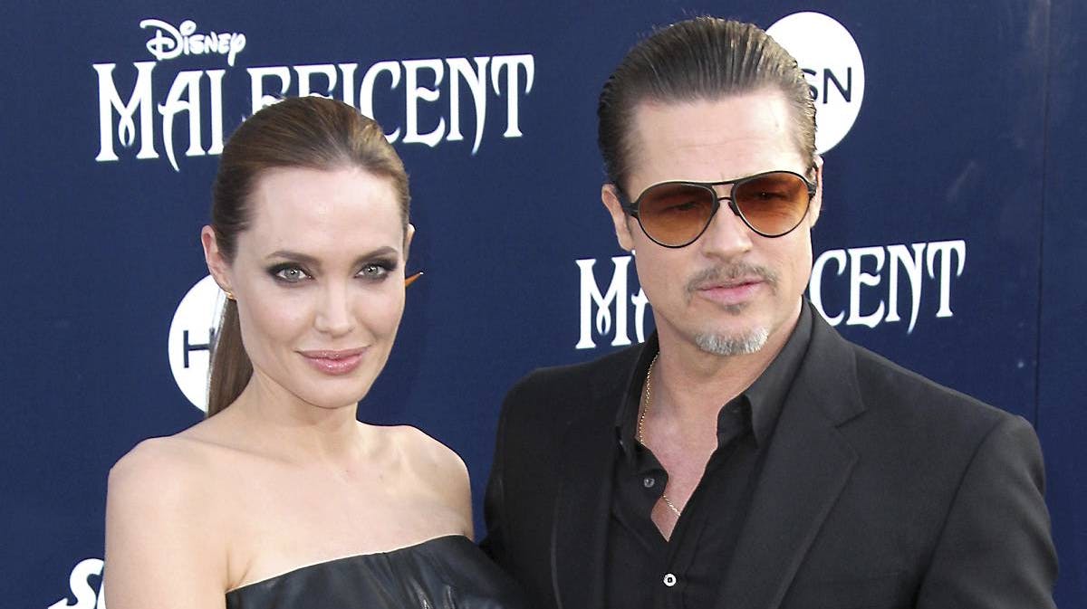 Angelina Jolie og Brad Pitt.