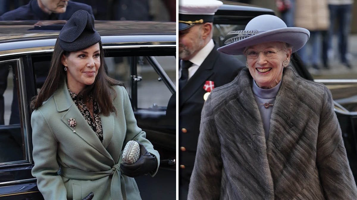 Prinsesse Marie og dronning Margrethe. 