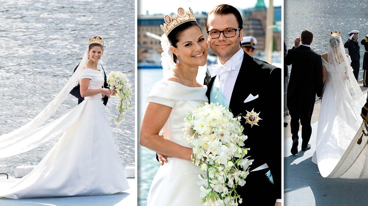 Kronprinsesse Victoria og prins Daniel.